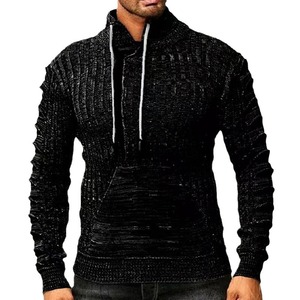 Sudadera con Capucha y Manga Larga para Hombre, Otoño-Invierno, Moda Sostenible, Tallas Grandes, Tejido Sólido - Product Image 2