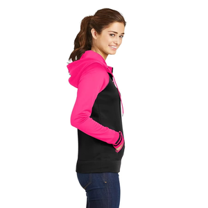 Sweat-shirt à capuche zippé en polyester personnalisé pour hommes et femmes, en molleton, vente en gros, fabricant, veste à capuche vierge en gros, veste zippée - Product Image 2