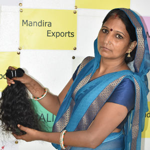 100% Meilleure qualité cuticule cheveux alignés vendeur vierge couleur noire naturelle faisceaux bouclés extensions de cheveux humains indiens bruts - Product Image 3