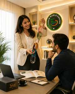 ของตกแต่งผนังอะคริลิกเรซิ่นทำมือแบบโมเดิร์นสั่งทำพิเศษ สำหรับตกแต่งบ้านในโอกาสวันเกิด งานแต่งงาน อีสเตอร์ และรอมฎอน - Product Image 1