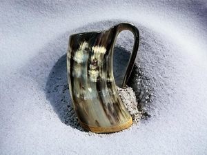 Expédition directe, cornes à boire vikings originales, artisanales et durables, mug à bière viking, cadeau d'entreprise unique d'inspiration médiévale - Product Image 6