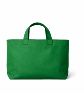 Sac fourre-tout personnalisé avec logo imprimé, réutilisable pour les courses, sac de transport quotidien, sac de plage en toile de coton robuste, ouvert - Product Image 5