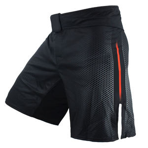 Shorts de MMA pour hommes de qualité supérieure, respirants, pour la pratique des arts martiaux, couleur unie - Product Image 2