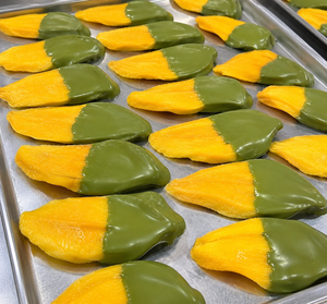 Natural Dried Mango Slices from Vietnam with Dark <b>Chocolate</b> for Gourmet <b>Treats</b> Bakery Toppings Gift Boxes and Retail - Product Image 1