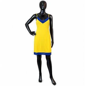 Camisón de Satén Suave para Mujer, Ropa de Dormir sin Mangas con Encaje, Vestido Elegante, Lencería, Ropa de Estar Cómoda e Informal - Product Image 1