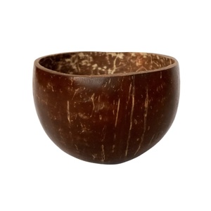 Bol en bois de noix de Coco sculpté de salade biologique végétalienne écologique pour le savon de riz de salade pour les hôtels Restaurants - Product Image 1