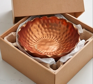 Frutero de cobre martillado estilo vintage, hecho a mano, tazón decorativo de metal para exhibir en la encimera de la cocina y uso doméstico. - Product Image 6