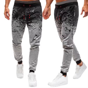 <b>Men</b> Sublimation Sweatpants High Quality <b>Printed</b> <b>Trousers</b> with Modern Patterns Soft Fabric and Functional Pockets for Streetwear - Product Image 4