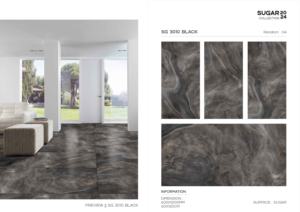 Carreaux de sol et de mur en porcelaine de luxe 60x120cm, grandes dalles pour villa, hôtel, bureau et bâtiment commercial - Product Image 3