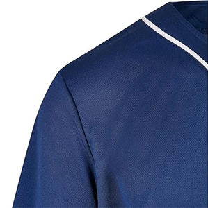 Banda Inferior Bordada de Poliéster para Uniforme de Béisbol Americano, Jersey Personalizado en Blanco y Negro, Transpirable - Product Image 6