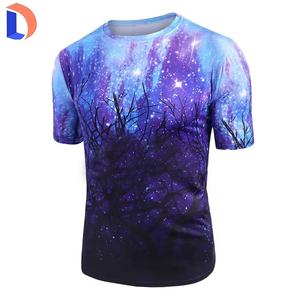 T-shirt personnalisé imprimé 2022 Sublimation Polyester Gym T-shirts Fabricant - Product Image 2