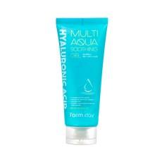 Farmstay Gel Lenitivo Multi-Aqua con Acido Ialuronico per il Viso 200ml, 1 Pezzo Scontato - Product Image 1