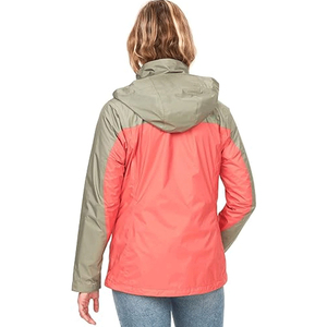 Chaqueta Impermeable Reversible para Mujer, con Capucha, Acolchada, Bordada, de Poliéster, con Cierre Completo, Transpirable, para Exteriores, Personalizable OEM/ODM - Product Image 2