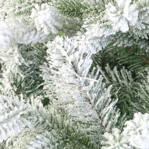 150cm/5ft kích thước nhỏ Chất lượng cao tuyết đổ xô PE + PVC hỗn hợp bản lề cấu trúc sang trọng giáng sinh cây nhân tạo - Product Image 4