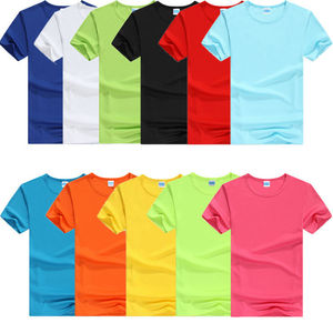 Camiseta de Hombre de Color Liso con Logotipo Personalizado, Camiseta de Gran Tamaño con Estampado de Logotipo, 100% Algodón, Camiseta Holgada para Hombre - Product Image 1