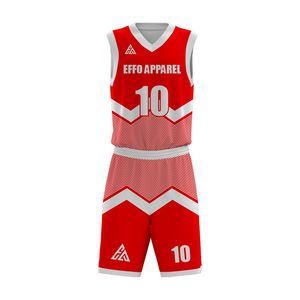 Ensemble de maillots de basket athlétiques en maille légère, uniforme de sport, fabrication OEM, logo personnalisé, marque privée, vêtements en gros - Product Image 4