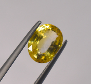 Natural Yellow Sapphire Oval Gemstone 4.15 Cts 10.3X7.9X5.2 mm Ceylon Sri Lanka Sapphire Loose Gemstone For Jewelry Making - Product Image 5