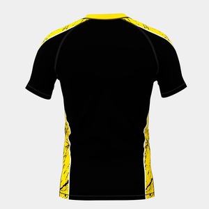 Short Sleeve Custom <b>Compression</b> Breathable Rashguard <b>Mens</b> Sublimation Printed Spandex/Nylon High Quality Sportswear - Product Image 2