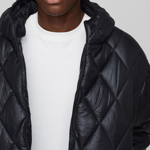 Veste d'hiver légère et chaude pour homme, avec logo personnalisé sur le devant, respirante, imperméable, écologique, à séchage rapide, en duvet synthétique - Product Image 3