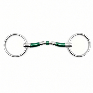Nouvelle bride à mors lâche personnalisée en cuivre avec rouleau, en acier inoxydable, pour l'équitation et l'entraînement des chevaux, produits équestres - Product Image 1