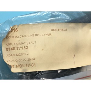 AMAT 0140-77152 HT ROT 3 PWR, MNFRM BKHD, สายเคเบิล - อุปกรณ์และอะไหล่เซมิคอนดักเตอร์ระดับโลกที่เชื่อถือได้ - Product Image 4