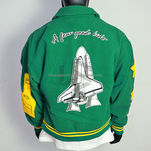Unisex Latest Fashion Varsity Bomber <b>Jacket</b> Streetwear Stylish Letterman College <b>Waterproof</b> Breathable Eco-Friendly Reversible - Product Image 4