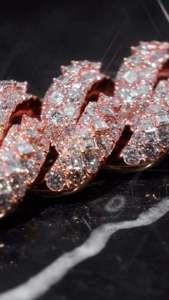 Custom Lab Grown Clasp Cuban Chain 925 Silver 22mm Extra Heavy 320g Iced Out Link <b>Necklace</b> 130ct Jewelry Wholesale B2B Factory - Product Image 4