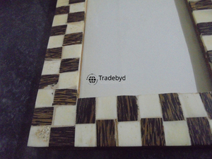 กรอบรูปงานฝีมือฝังกระดูกแบบพรีเมียม น้ำหนักเบา เงางาม โดย Tradebyd - Product Image 6