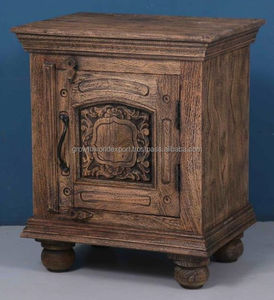 Mesita de noche tallada a mano 2025 para muebles de sala de estar, precio asequible, muebles de dormitorio para el hogar, diseño más nuevo - Product Image 3