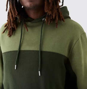 Conjunto Deportivo de Dos Piezas para Hombre, Sudadera con Capucha y Pantalones Deportivos, Estilo Urbano, con Bloques de Color, Logotipo Personalizado - Product Image 6