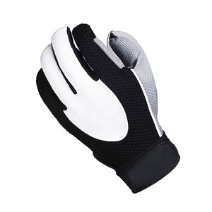Guante de Bateo WARPRO INDUSTRY Negro y Amarillo para Mano Izquierda, Tejido de Poliéster/Algodón, Transpirable, Ligero, Equipo de Entrenamiento Unisex para Adultos - Product Image 1