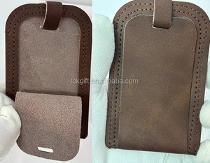 Artisan Full Grain Leather <b>Suitcase</b> <b>Labels</b> Premium Quality Real Leather Travel Tags for Luxury Brands LTG-0312 - Product Image 6