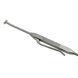 Dépresseur scléral double extrémité manuel en acier inoxydable pour microchirurgie ophtalmique et ORL - Product Image 4