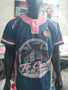Camiseta de Softbol Personalizada LONG MISSION, Transpirable, Unisex, Manga Corta, Cuello de Béisbol, Impresión Sublimada Frontal, Secado Rápido, Corte Regular - Product Image 2
