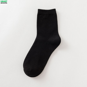 Naimat Men's <b>Black</b> Ankle <b>Socks</b> 100% Cotton Breathable Knitted Daily Wear Spring Regular Style Two Seasons Wear - Product Image 1