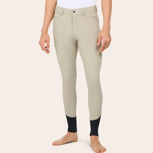 Pantalones de Montar a Caballo para Hombre, Cómodos, Duraderos, Ajustados, Elásticos, para Entrenamiento y Competición - Product Image 1