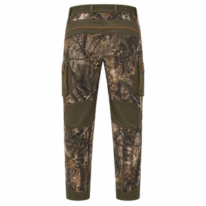 Pantalon de chasse en softshell à imprimé camouflage pour homme MEGAMAPLE, respirant, sans manches, décontracté, imperméable, en polyester, pour adultes - Product Image 2