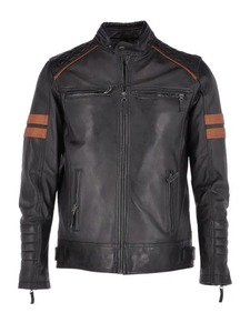เสื้อแจ็คเก็ตหนังสำหรับนักขี่มอเตอร์ไซค์ Mens Nguyet - Product Image 1