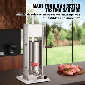 Insaccatrice Manuale Verticale a Due Velocità da 8LBS/5L in Acciaio Inox 304 per Uso Domestico - Product Image 2
