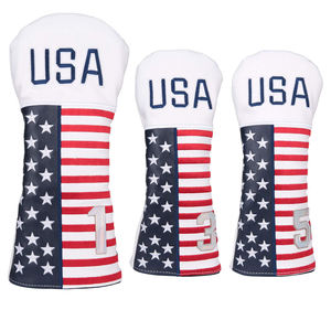 Fundas para Palos de Golf de Cuero PU Suave y Ligero con Logotipo Personalizado, Duraderas, Impermeables, con Cierre Elástico para Uso en Exteriores - Product Image 2