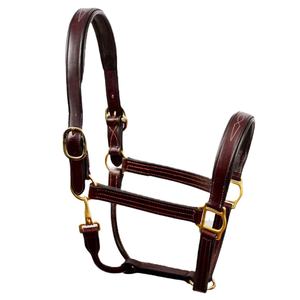 Licou en cuir de cheval personnalisé de haute qualité avec un design rembourré doux - Product Image 5