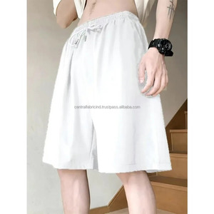 Pantalones Cortos Deportivos de Verano de Cintura Alta, Nuevos Pantalones Casuales de Estilo Urbano, Transpirables, Impermeables, 100% Algodón Lavado, Corte Regular, Versátiles - Product Image 4