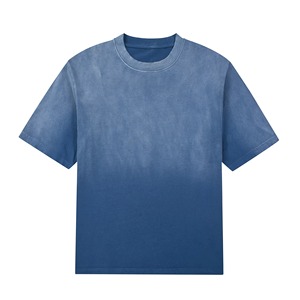 Camiseta Casual para Hombre, Corte Ajustado, Lavado Ácido, Cuello Redondo, Manga Corta, Mezcla de Poliéster y Algodón, Disponible en Varias Tallas - Product Image 5