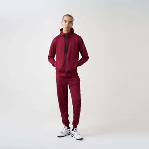 ชุดวอร์มฟุตบอลแบบใหม่สั่งทำพิเศษสำหรับผู้ชาย ชุดวอร์มโลโก้ผ้า Tech Fleece ซิปแบบเรียบ ชุดวอร์มผู้ชายแบบมีฮู้ดทรงตรง - Product Image 4