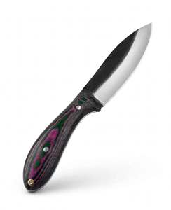 Cuchillo Utilitario Forjado a Mano en Acero con Alto Contenido de Carbono, Mango de Madera en Capas, Herramienta Artesanal - Product Image 4