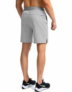 Shorts en maille pour hommes, shorts de sport personnalisés avec logo, shorts de gym, shorts de basket-ball, streetwear athlétique, shorts décontractés pour hommes - Product Image 2