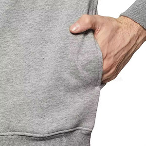 Sudaderas de Hombre Elegantes de Dos Tonos en Contraste, Color Personalizado, Corte Regular, Casual, Invierno, 100% Algodón, Ecológicas y Transpirables - Product Image 5