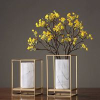 Jardinière rectangulaire moderne en bois à lattes pour plantes d'intérieur et d'extérieur