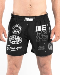 Shorts MMA Engage, style épuré, tissu doux, ajustement facile, vêtements de sport pour l'entraînement quotidien, confort et mobilité, vêtements de sport actifs, ligne Pro Gym - Product Image 2