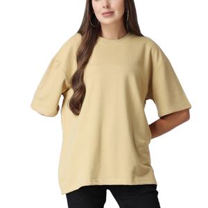 2025 été Style femmes T-Shirt confortable décontracté court col rond grande taille respirant-qualité fournisseur bangladais pour les jeunes - Product Image 6
